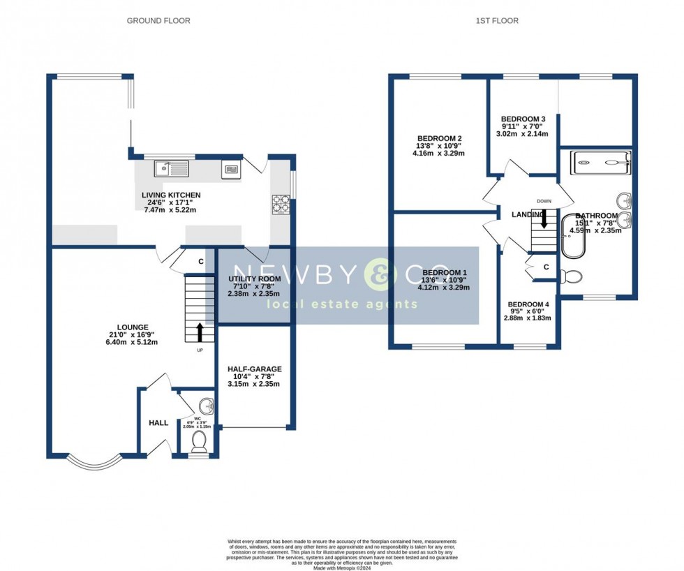 Floorplan for Lancaster Court, Groby, Leics