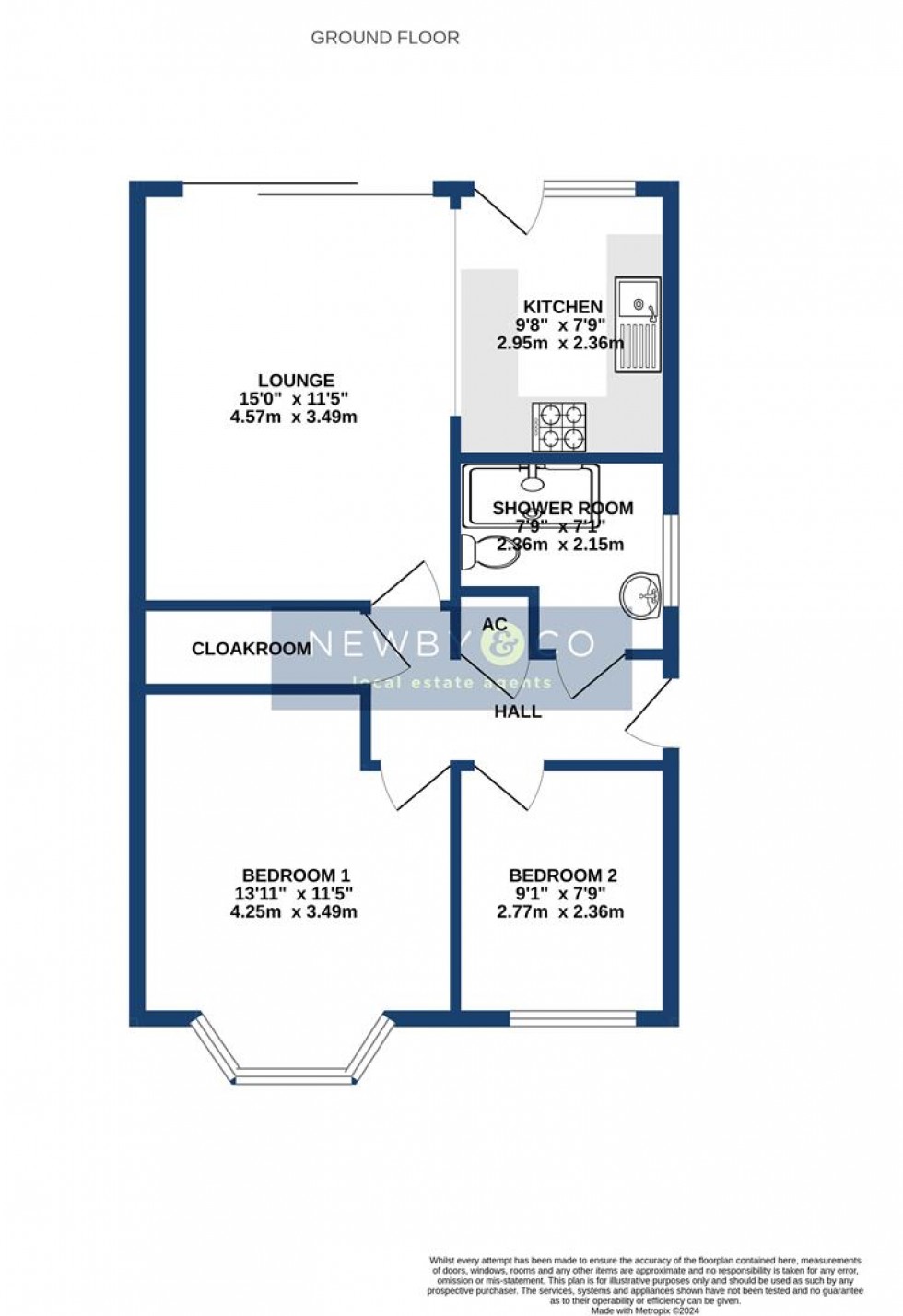 Floorplan for Halford Street, Syston, Leicester