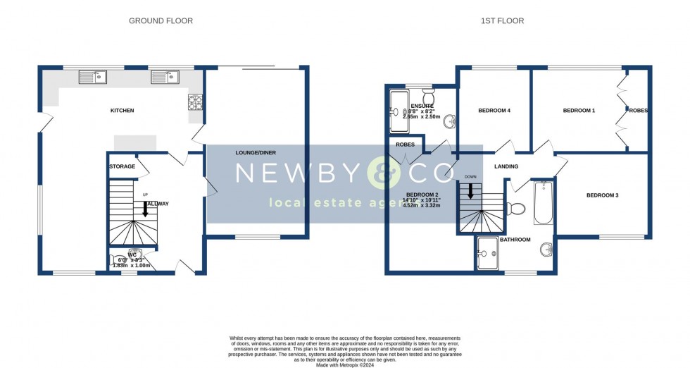 Floorplan for Pretoria Road, Kirby Muxloe, Leicester