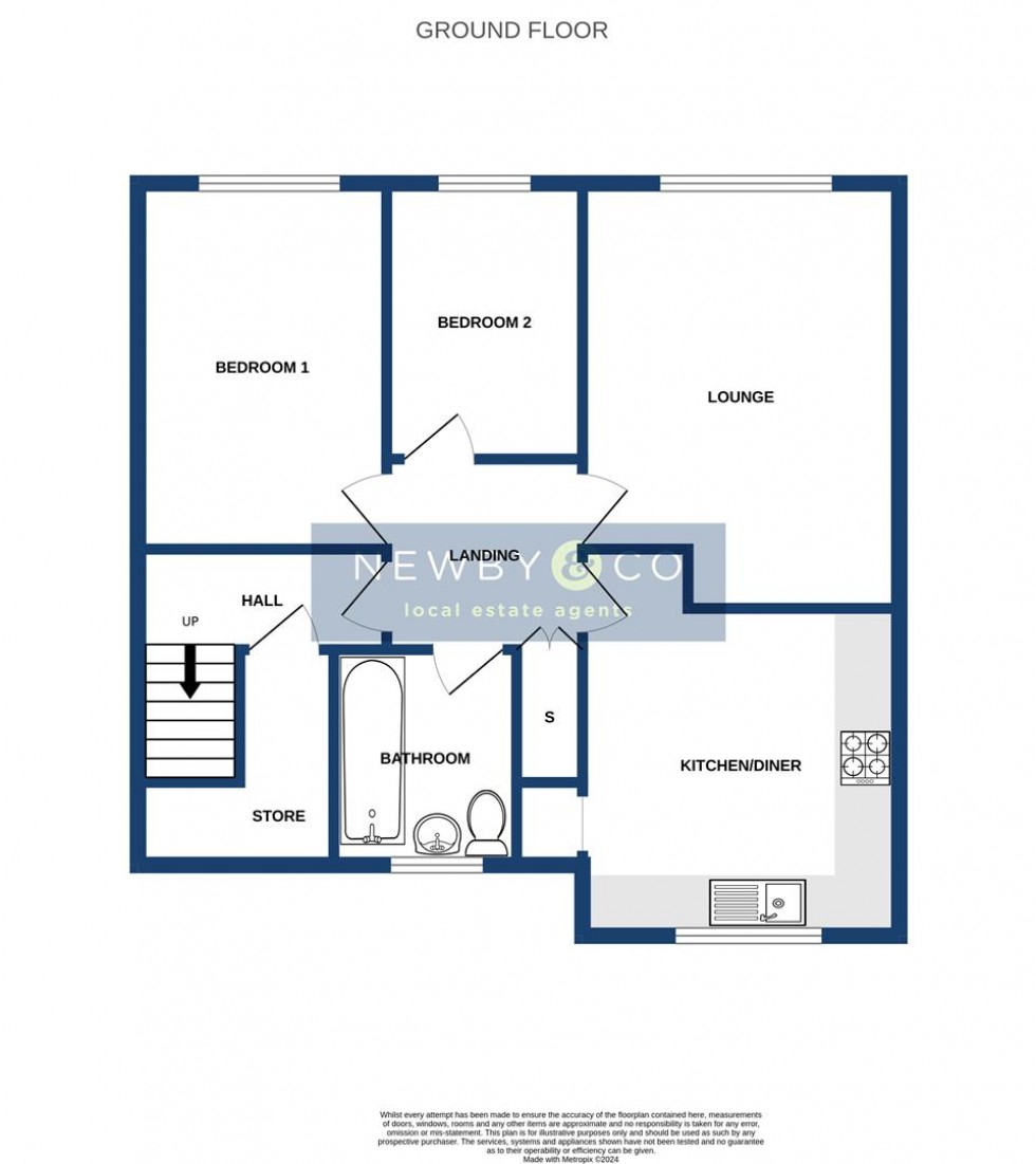 Floorplan for Stephenson Court, Glenfield, Leics