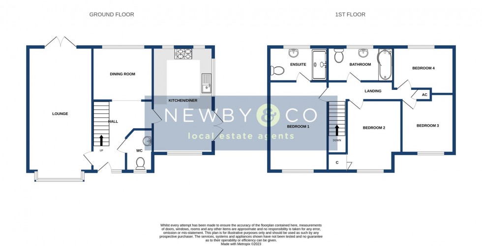 Floorplan for Victor Road, Glenfield, Leics