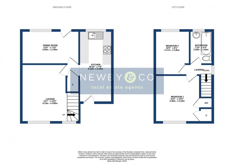 Floorplan for Meadowcroft Close, Glenfield, Leicester