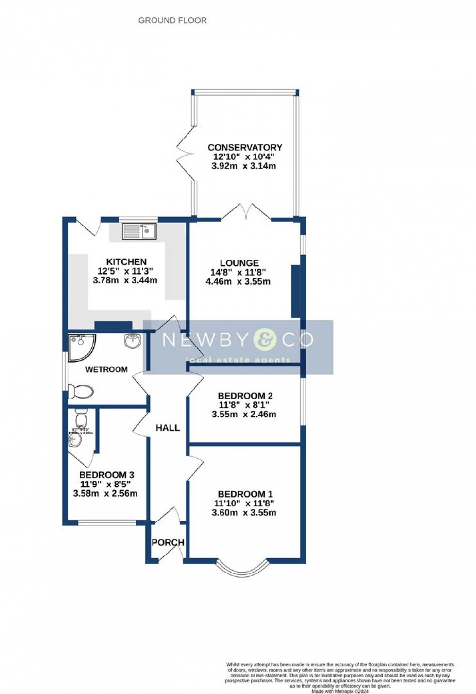 Floorplan for Victor Road, Glenfield, Leicester