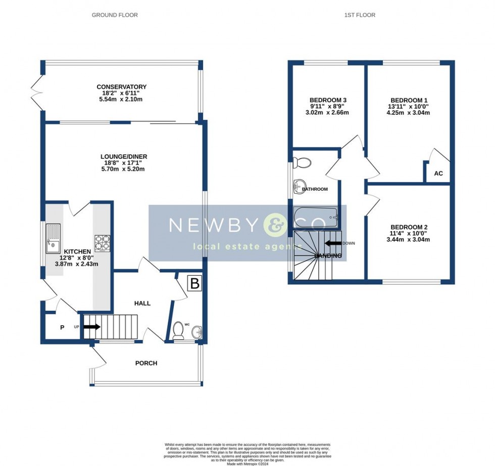 Floorplan for Whitesand Close, Glenfield, Leicester