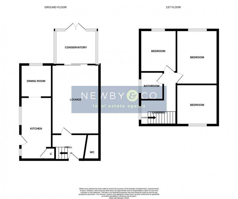 Floorplan for Ledwell Drive, Glenfield, Leicester