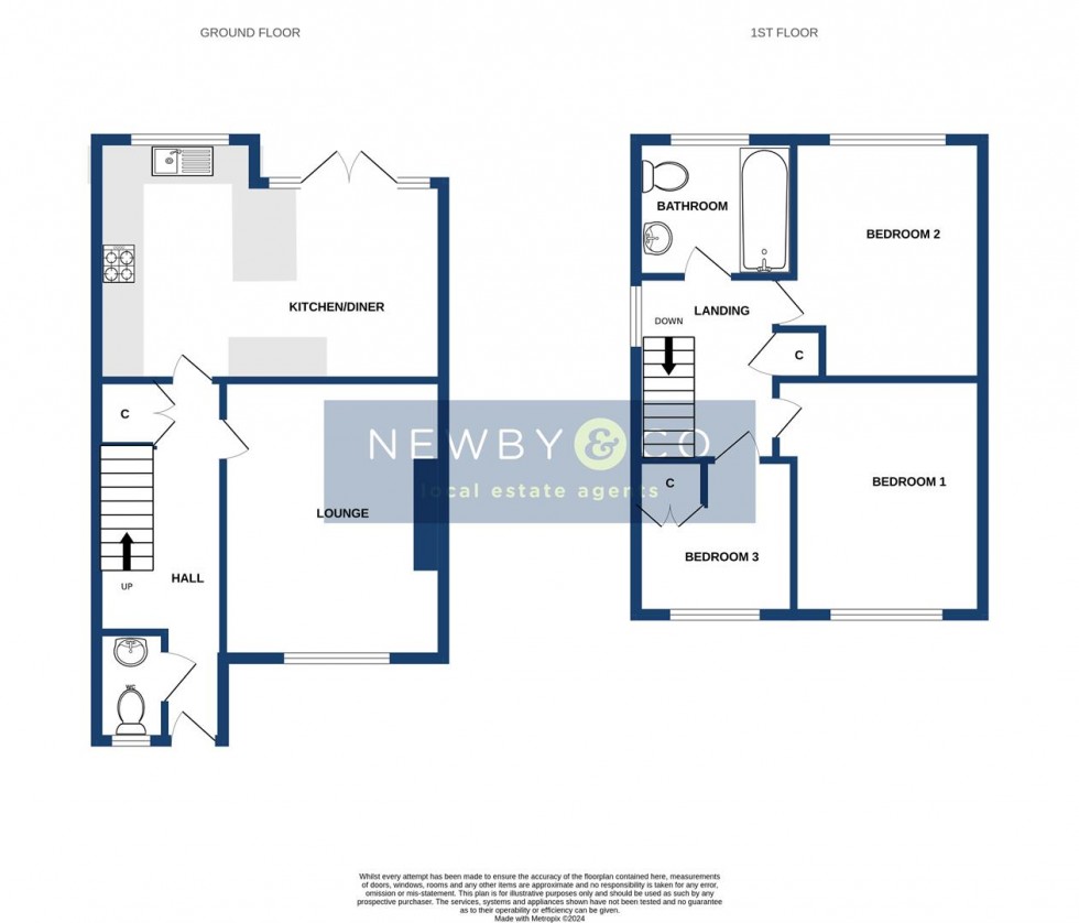 Floorplan for Olympic Close, Glenfield, Leicester