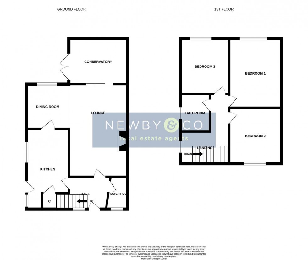 Floorplan for Chestnut Road, Glenfield, Leicester