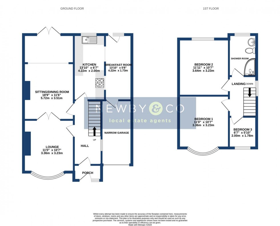 Floorplan for Birchtree Avenue, Birstall, Leicester