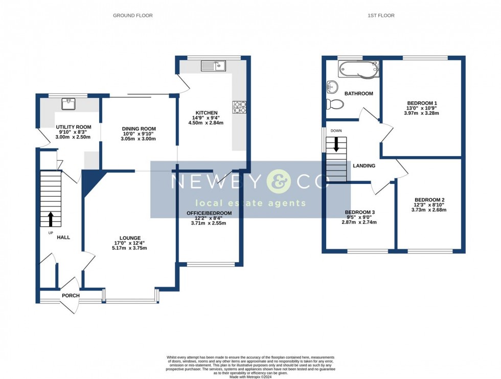 Floorplan for Falcon Road, Anstey, Leicester