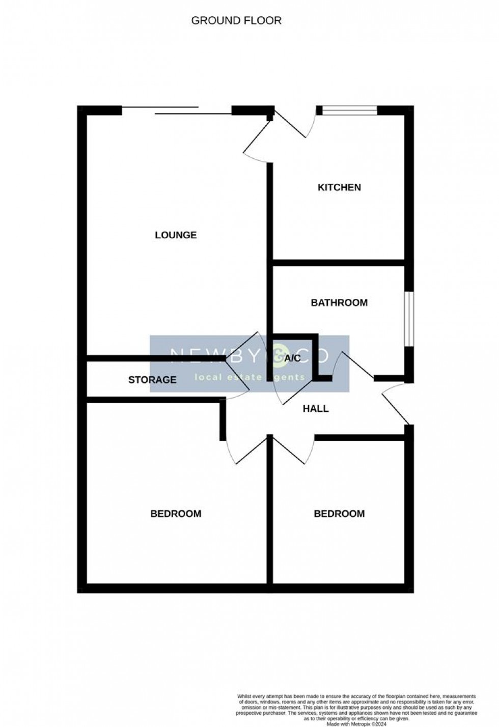 Floorplan for Linford Crescent, Markfield