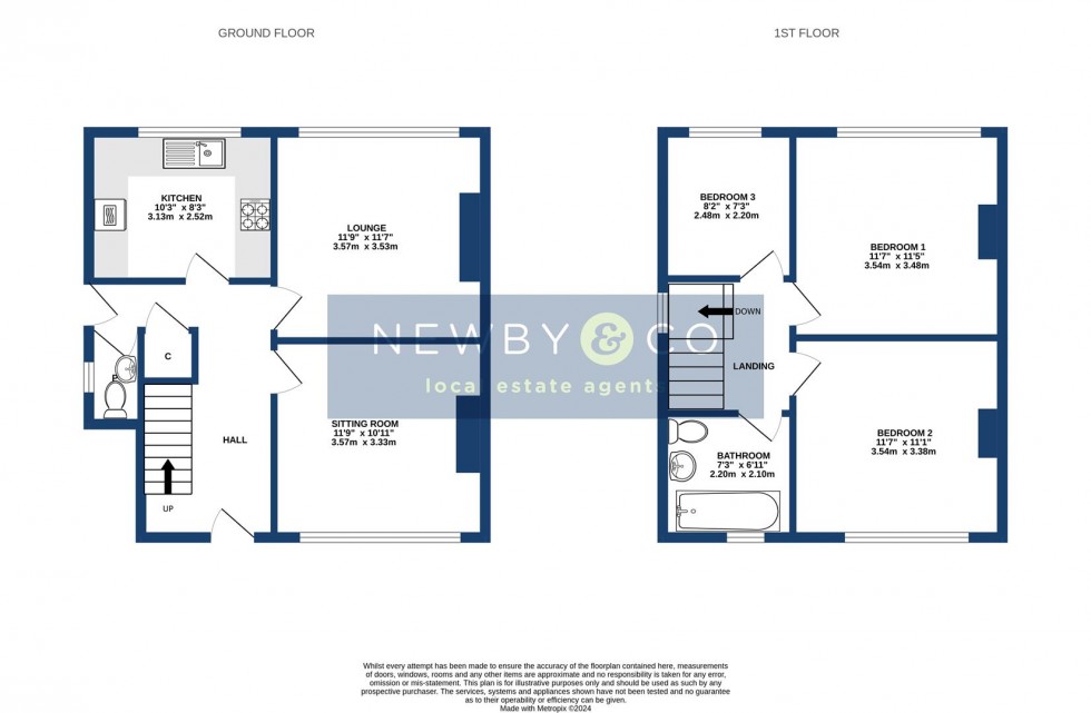 Floorplan for Station Road, Glenfield, Leicester