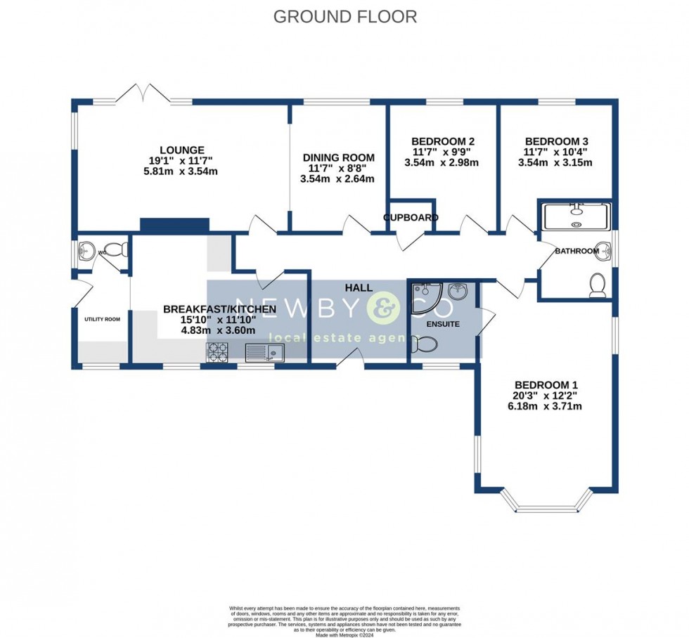 Floorplan for Groby Road, Near Glenfield Hospital, Leicester