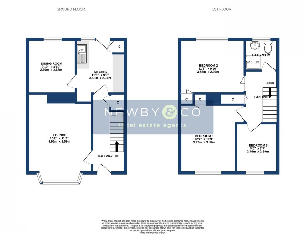 Floorplan for Chadwell Road, New Parks