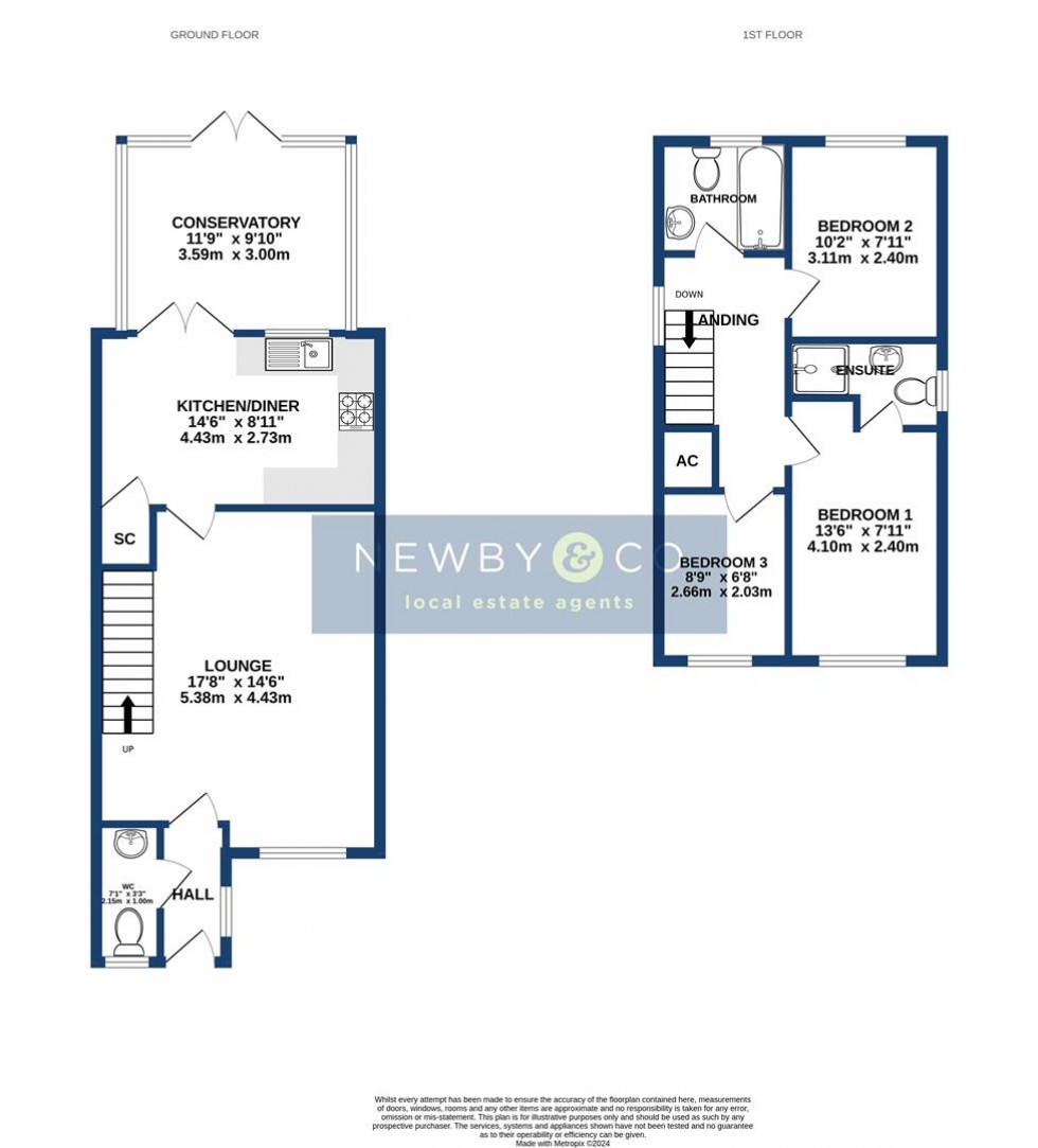 Floorplan for Wodehouse Road, Leicester