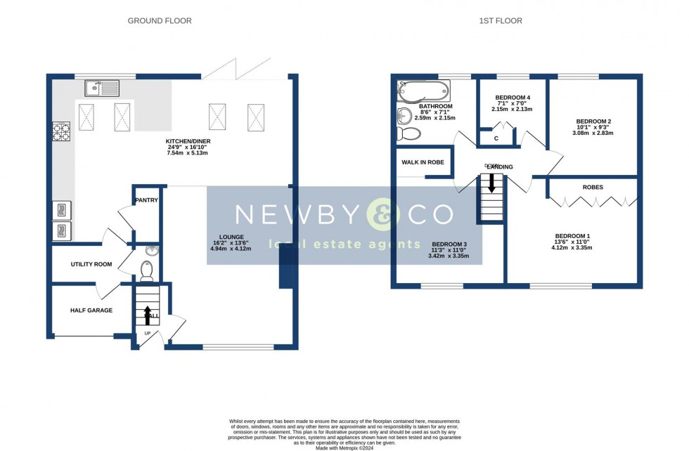 Floorplan for The Avenue, Glenfield, Leicester