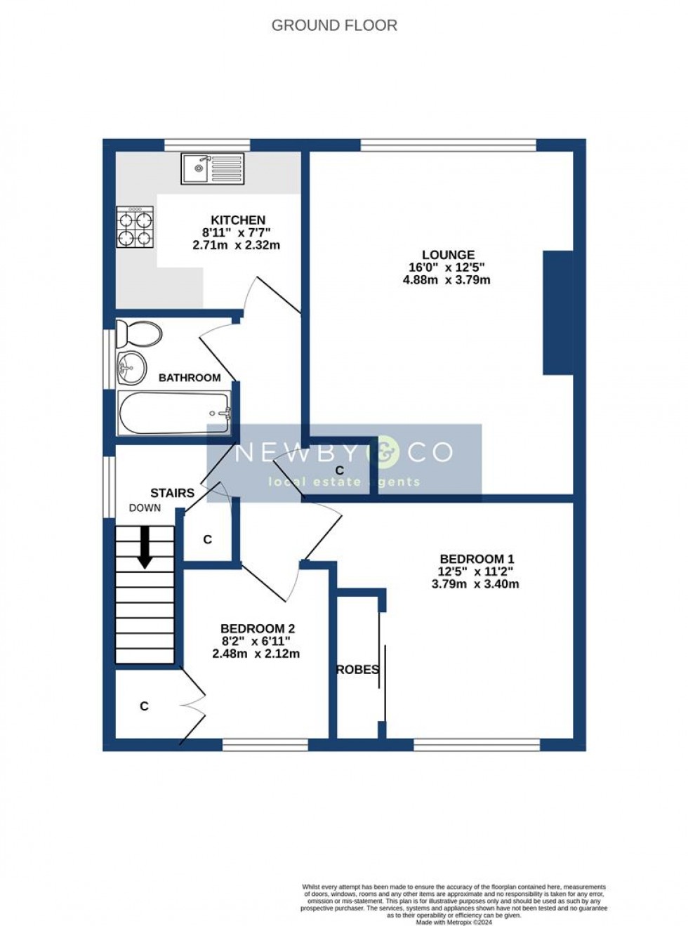 Floorplan for Groby Road, Leicester