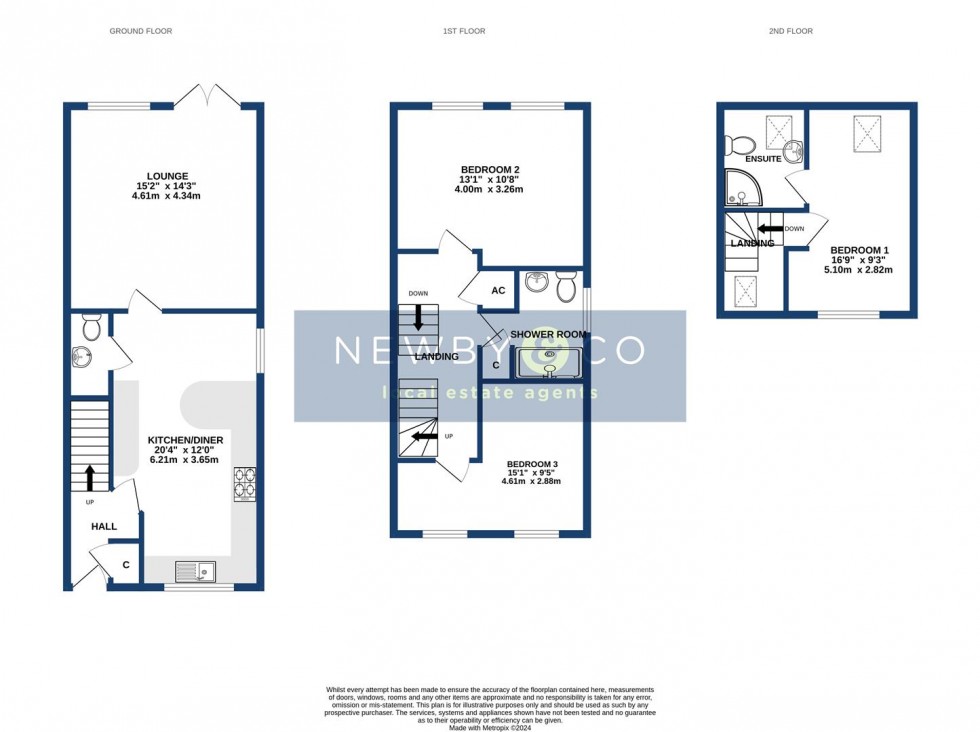 Floorplan for Mill Lane, Newbold Verdon, Leicester