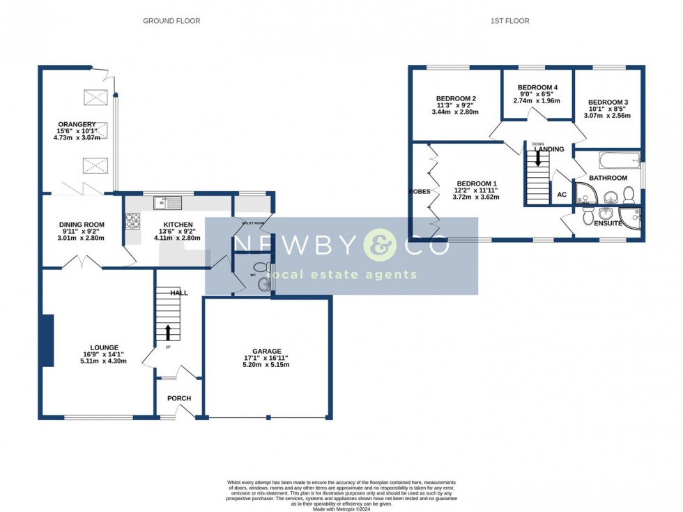 Floorplan for Seymour Way, Leicester Forest East, Leicester