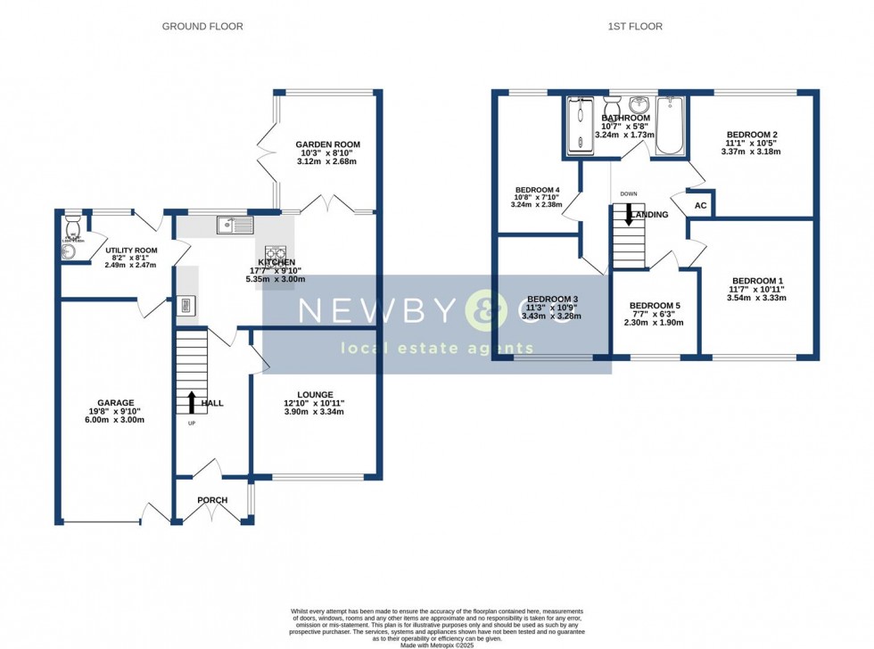 Floorplan for Overfield Close, Ratby, Leicester