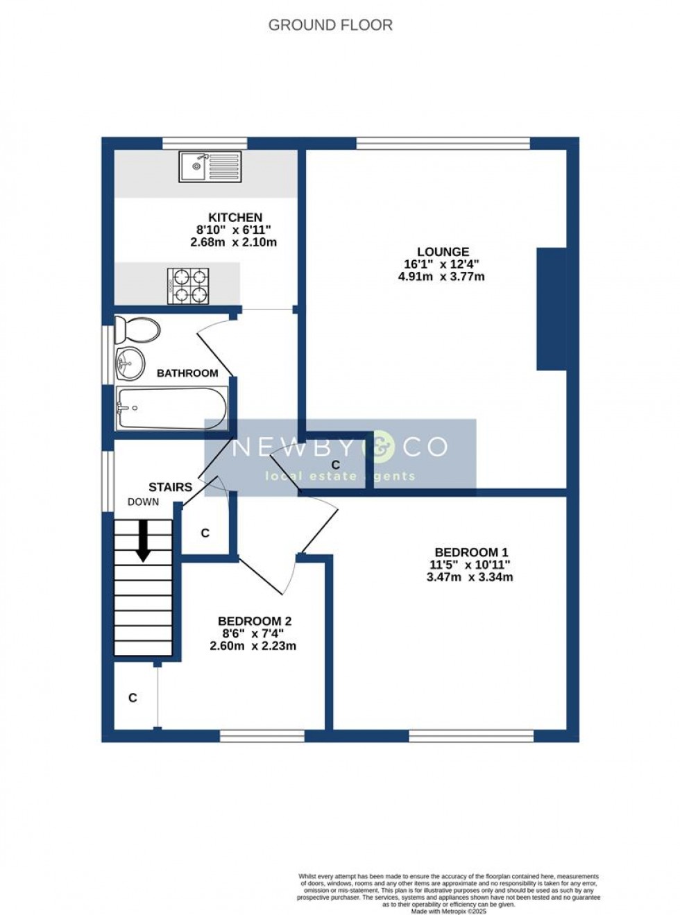 Floorplan for Groby Road, Leicester