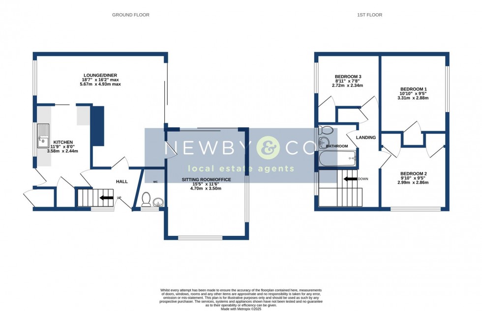 Floorplan for Faire Road, Glenfield, Leicester